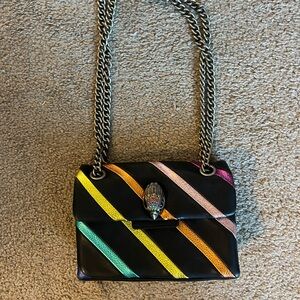 Kurt Geiger Mini Leather Kensington Bag- Rainbow
